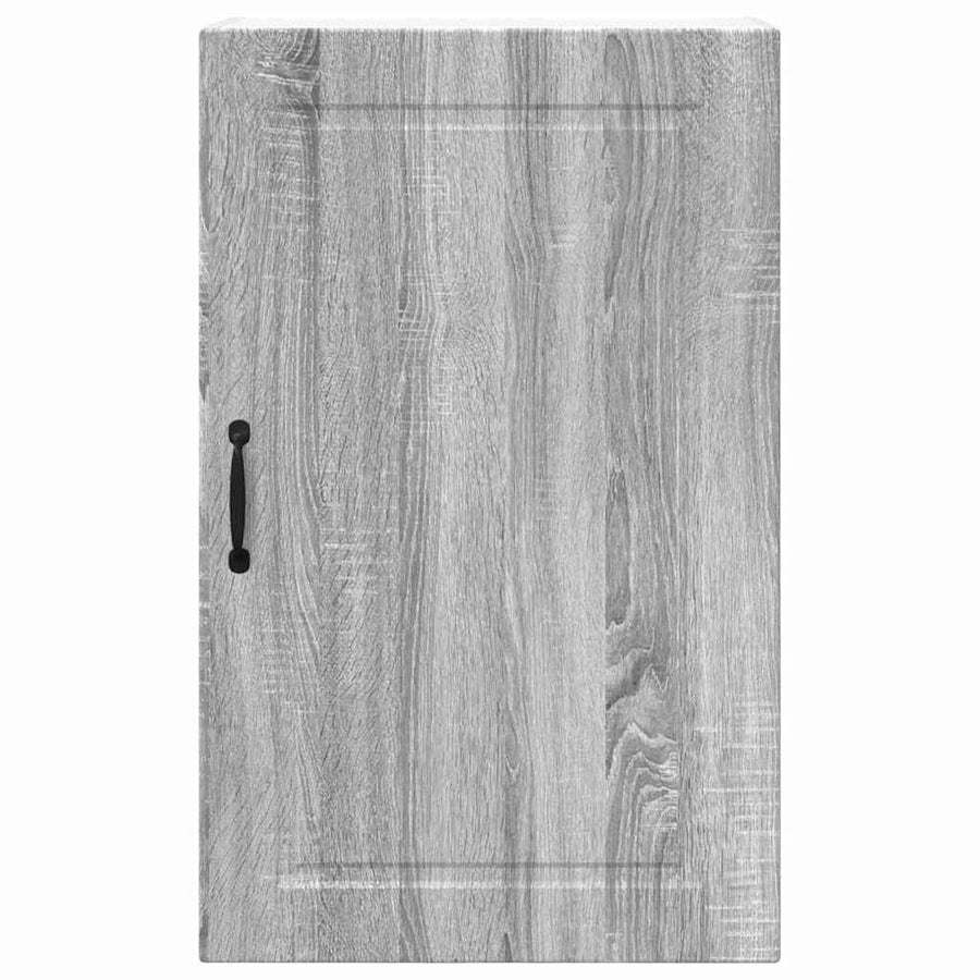Keukenkast aan de muur met plank Grijs Sonoma 50 x 31 x 80 cm