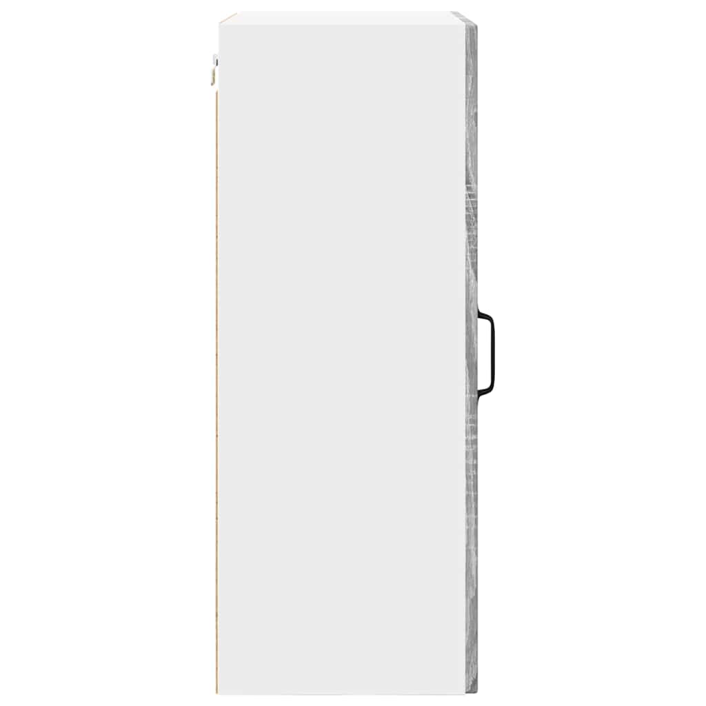 Keukenkast aan de muur met plank Grijs Sonoma 50 x 31 x 80 cm