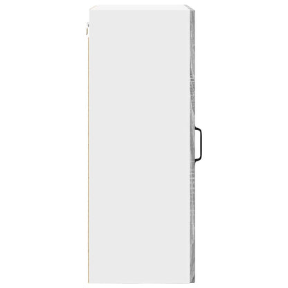 Keukenkast aan de muur met plank Grijs Sonoma 50 x 31 x 80 cm