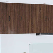 Keukenkast 50x31x80 cm bruin eiken bewerkt hout