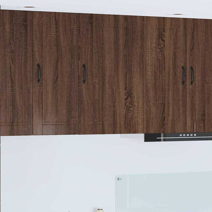 Keukenkast aan de muur Bruin Eiken 50 x 31 x 80 cm Bewerkt hout