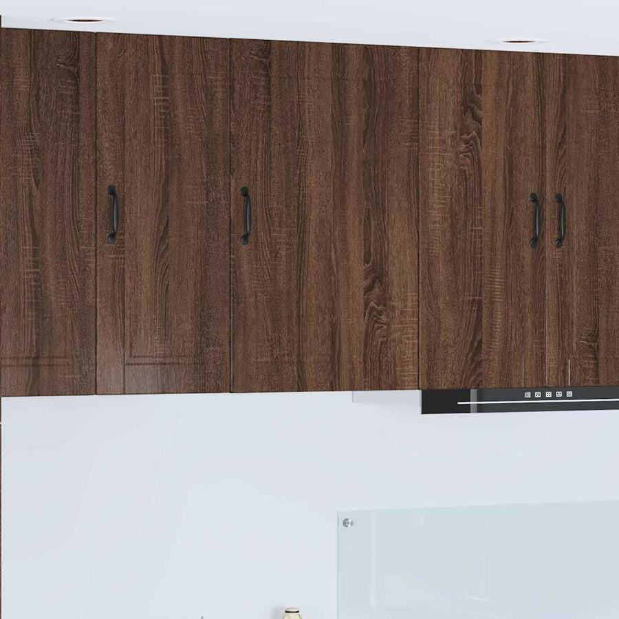 Keukenkast aan de muur Bruin Eiken 50 x 31 x 80 cm Bewerkt hout