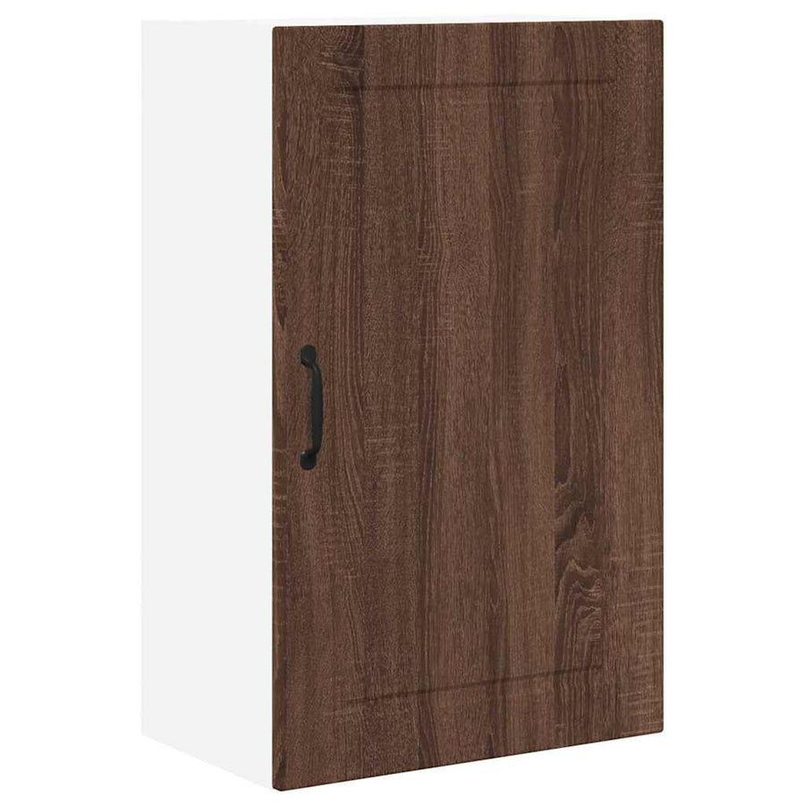 Keukenkast aan de muur Bruin Eiken 50 x 31 x 80 cm Bewerkt hout
