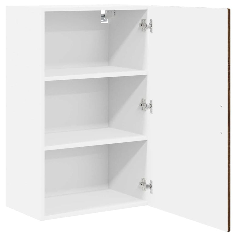 Keukenkast aan de muur Bruin Eiken 50 x 31 x 80 cm Bewerkt hout