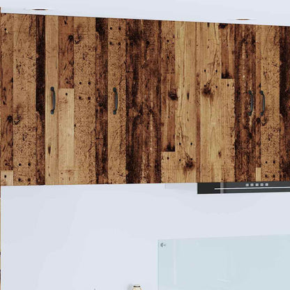 Keukenkast aan de muur Oud Hout 50 x 31 x 80 cm Bewerkt hout