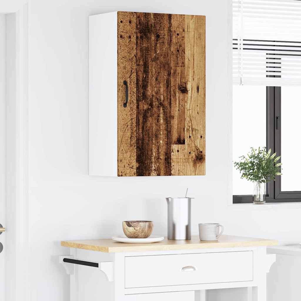 Keukenkast aan de muur Oud Hout 50 x 31 x 80 cm Bewerkt hout
