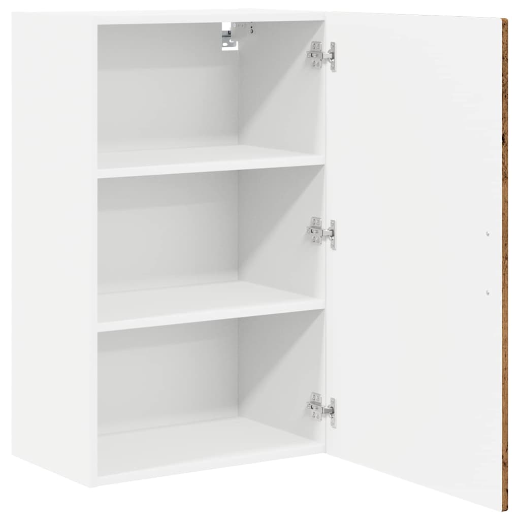 Keukenkast aan de muur Oud Hout 50 x 31 x 80 cm Bewerkt hout