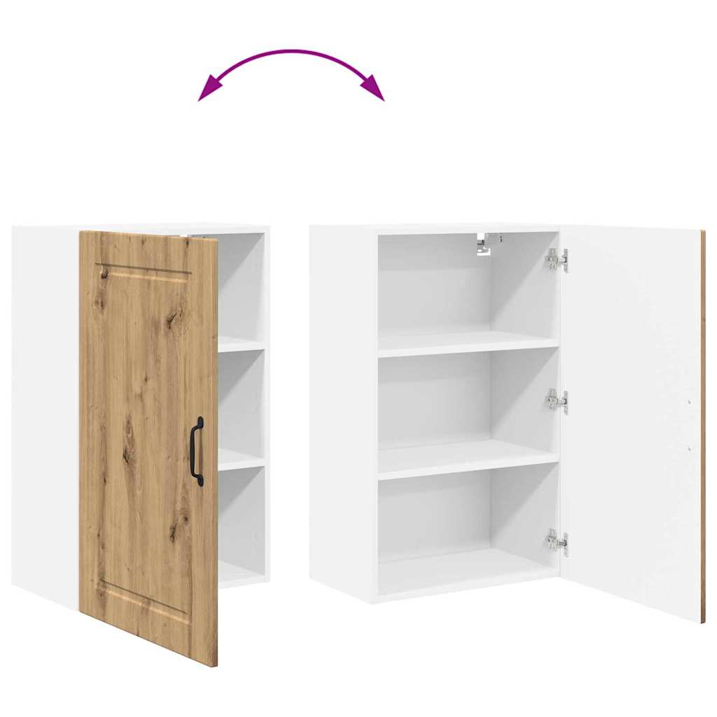 Keukenkast aan de muur met plank Artisan Eiken 50 x 31 x 80 cm