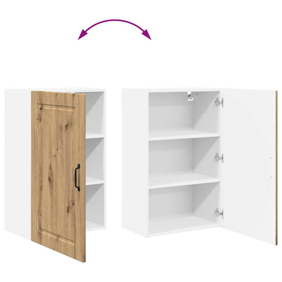 Keukenkast aan de muur met plank Artisan Eiken 50 x 31 x 80 cm