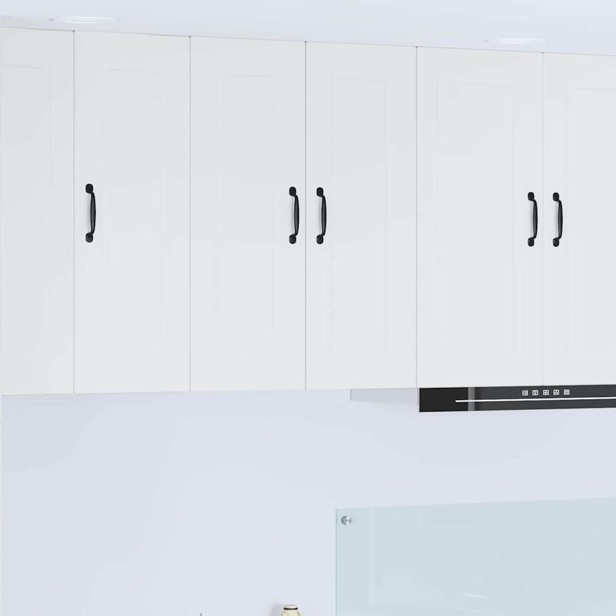 Keukenkast aan de muur Wit 60 x 31 x 80 cm Bewerkt hout