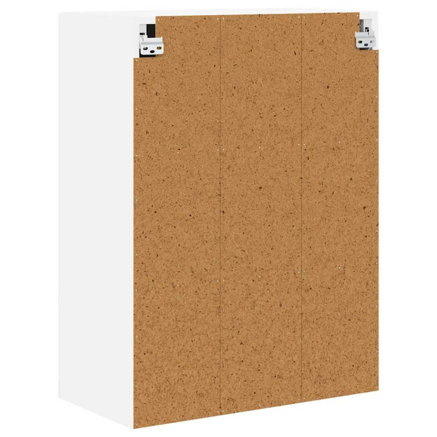 Keukenkast aan de muur Wit 60 x 31 x 80 cm Bewerkt hout