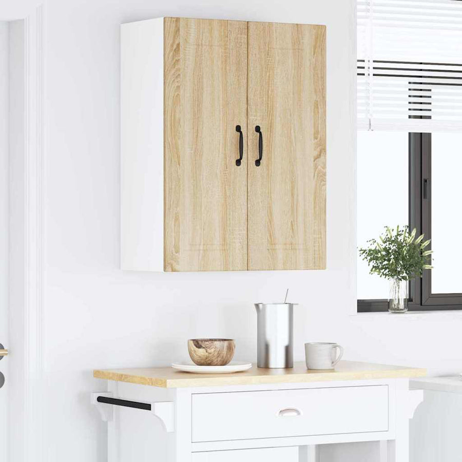 Keukenkast aan de muur met plank Sonoma Eiken 60 x 31 x 80 cm