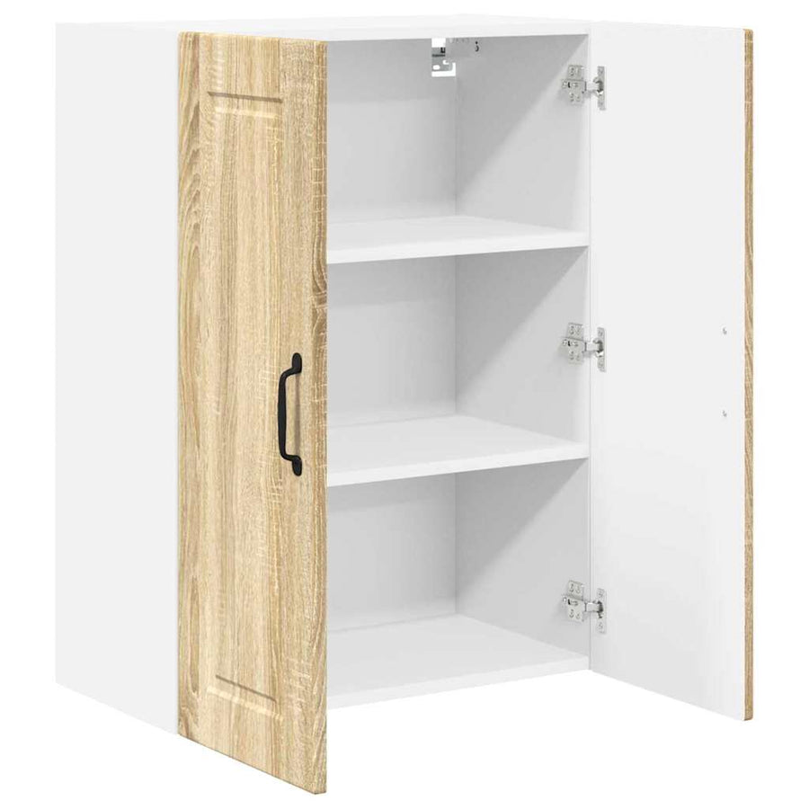 Keukenkast aan de muur met plank Sonoma Eiken 60 x 31 x 80 cm