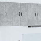 Keukenkast 60x31x80 cm beton grijs bewerkt hout