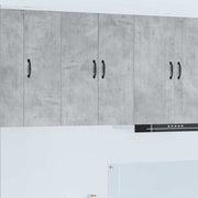 Keukenkast 60x31x80 cm beton grijs bewerkt hout