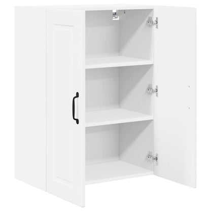 Keukenkast aan de muur met plank Hoogglans wit 60 x 31 x 80 cm