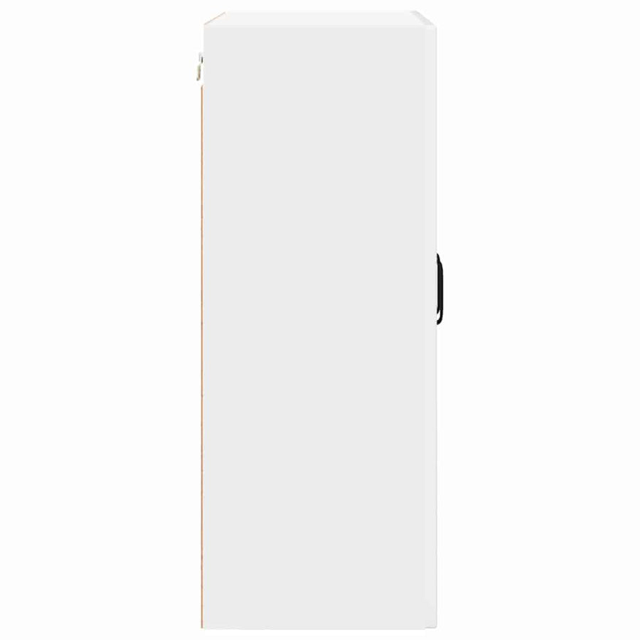 Keukenkast aan de muur met plank Hoogglans wit 60 x 31 x 80 cm