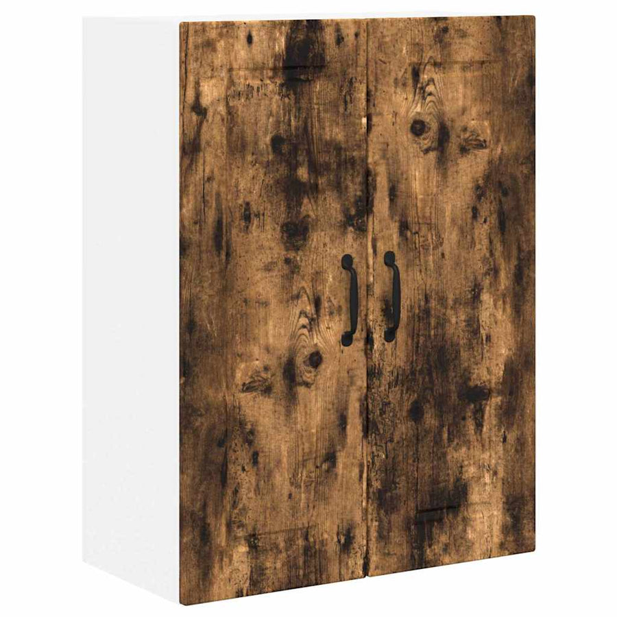 Keukenkast aan de muur met plank Gerookt eiken 60 x 31 x 80 cm