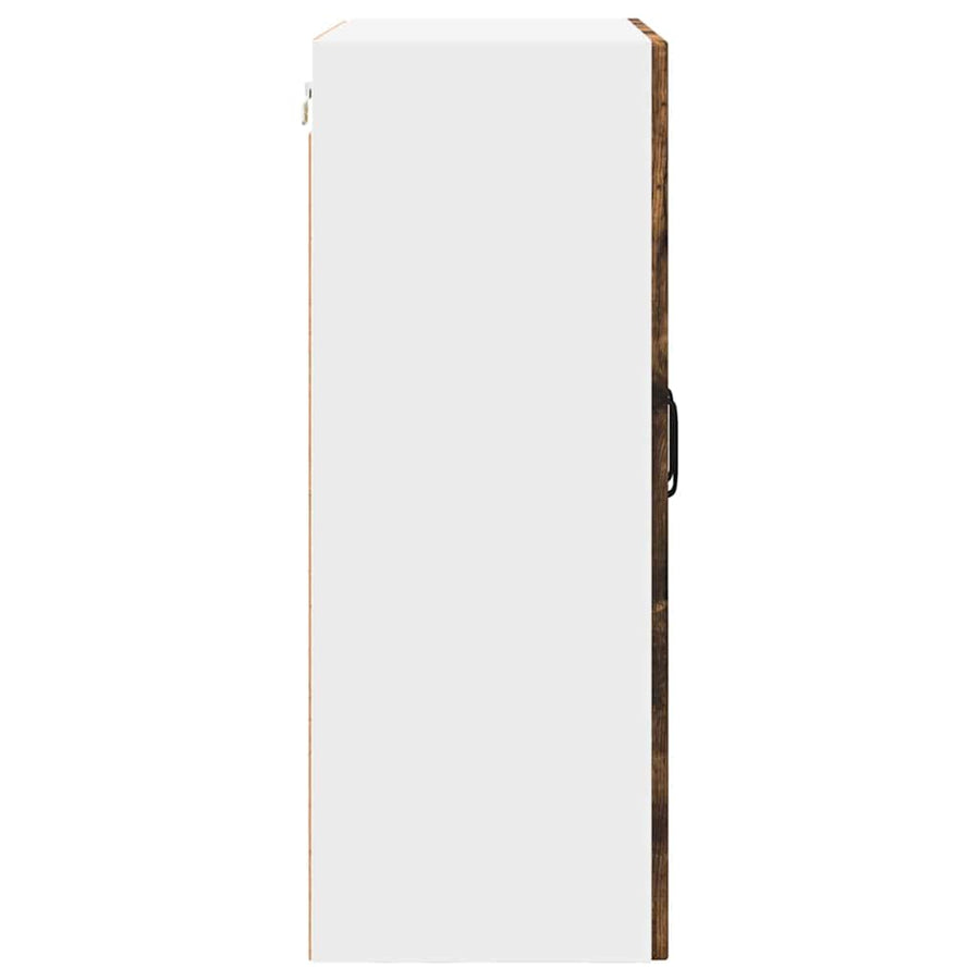 Keukenkast aan de muur met plank Gerookt eiken 60 x 31 x 80 cm