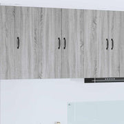 Keukenkast 60x31x80 cm grijs Sonoma