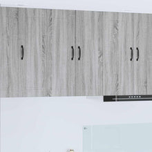 Keukenkast aan de muur met plank Grijs Sonoma 60 x 31 x 80 cm