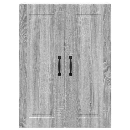 Keukenkast aan de muur met plank Grijs Sonoma 60 x 31 x 80 cm