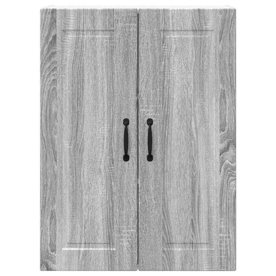 Keukenkast aan de muur met plank Grijs Sonoma 60 x 31 x 80 cm