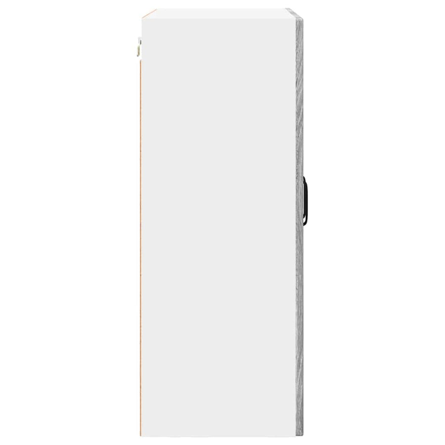 Keukenkast aan de muur met plank Grijs Sonoma 60 x 31 x 80 cm