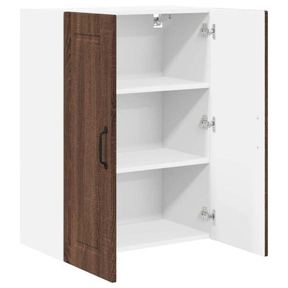 Keukenkast aan de muur Bruin Eiken 60 x 31 x 80 cm Bewerkt hout
