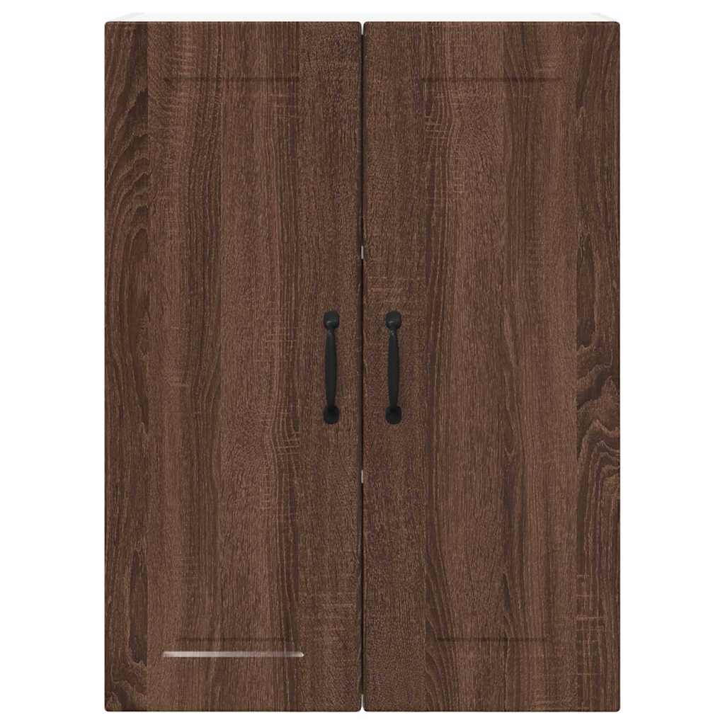 Keukenkast aan de muur Bruin Eiken 60 x 31 x 80 cm Bewerkt hout
