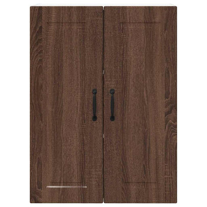 Keukenkast aan de muur Bruin Eiken 60 x 31 x 80 cm Bewerkt hout