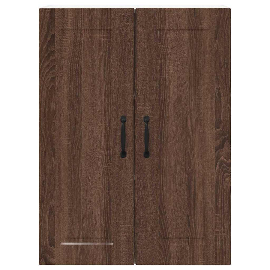Keukenkast aan de muur Bruin Eiken 60 x 31 x 80 cm Bewerkt hout
