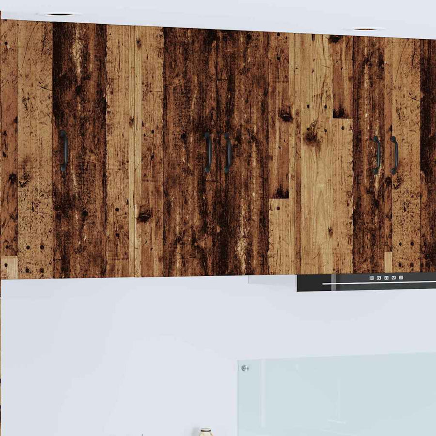 Keukenkast aan de muur Oud Hout 60 x 31 x 80 cm Bewerkt hout