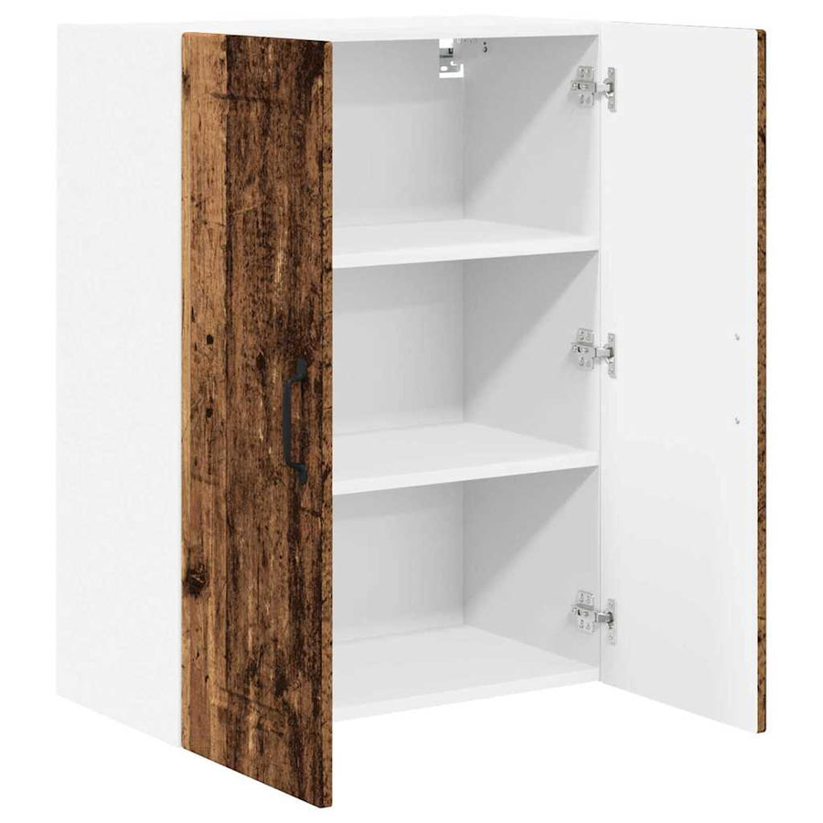 Keukenkast aan de muur Oud Hout 60 x 31 x 80 cm Bewerkt hout