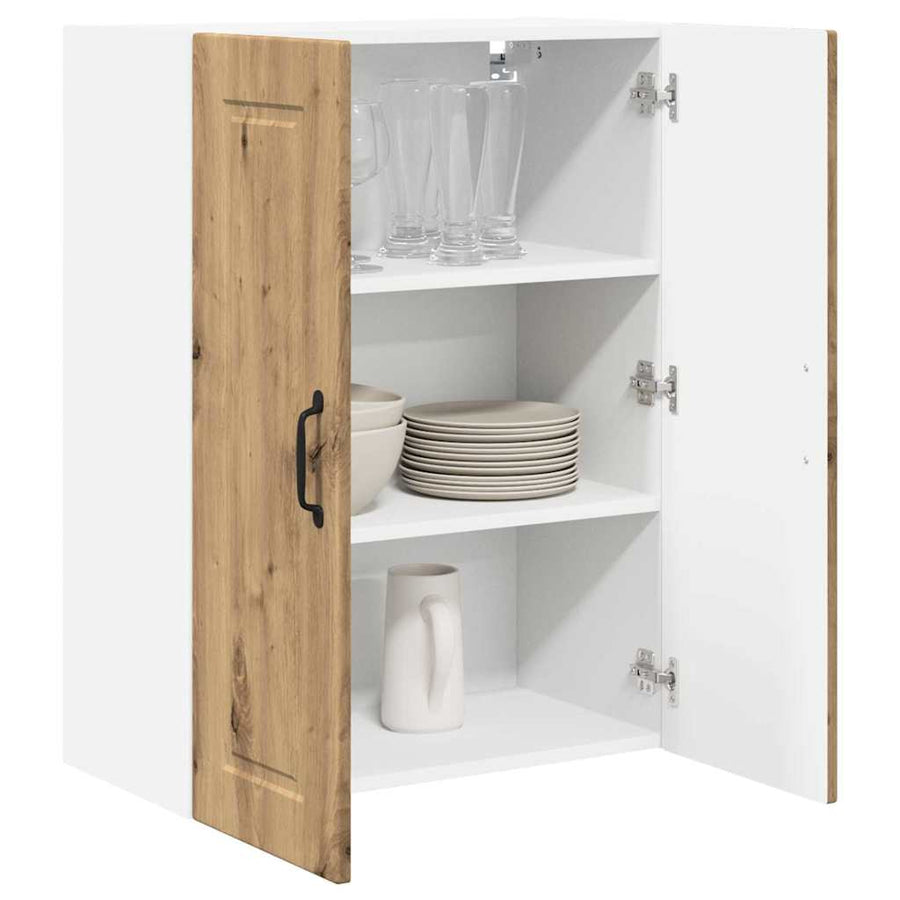 Keukenkast aan de muur met plank Artisan Eiken 60 x 31 x 80 cm