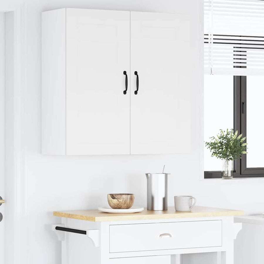 Keukenkast aan de muur Wit 80 x 31 x 80 cm Bewerkt hout