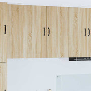 Keukenkast 80x31x80 cm Sonoma eiken bewerkt hout