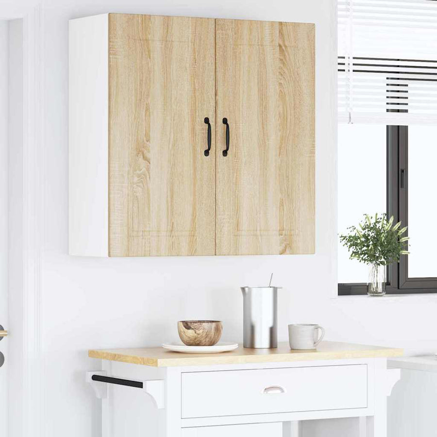 Keukenkast aan de muur met plank Sonoma Eiken 80 x 31 x 80 cm