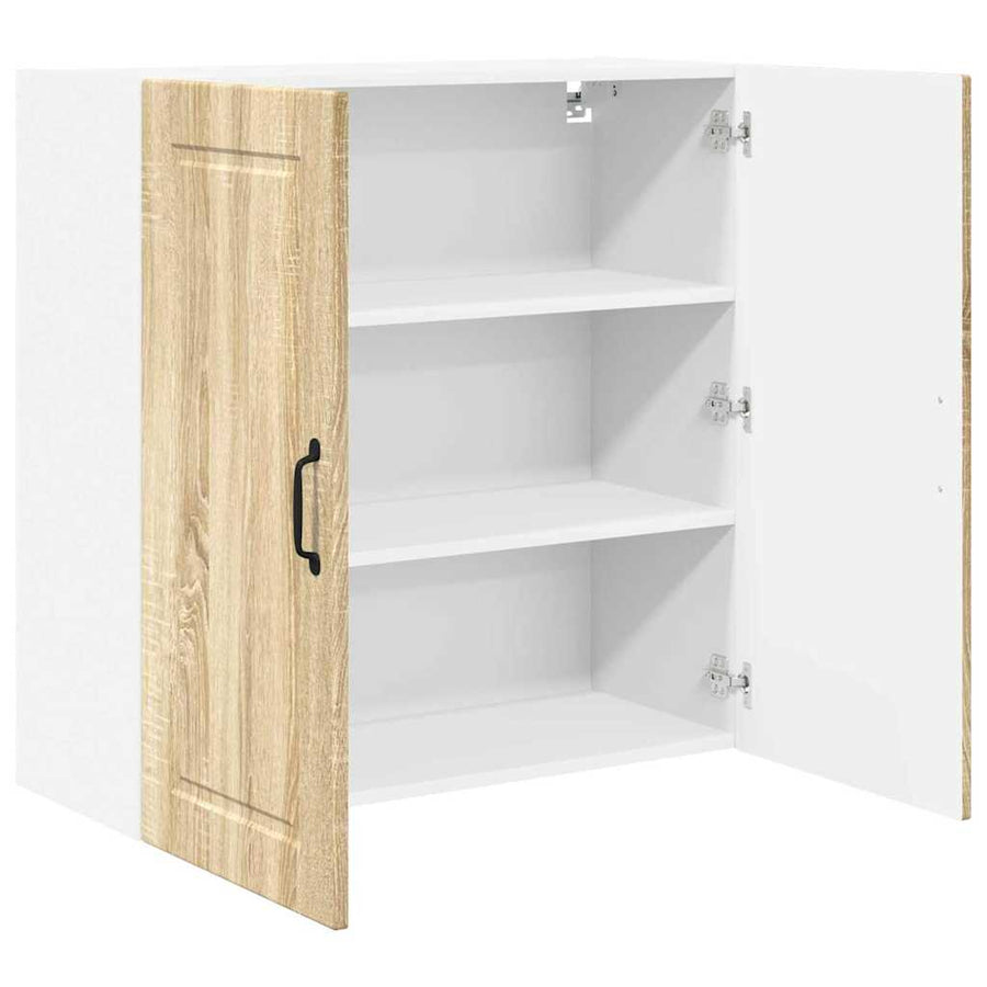 Keukenkast aan de muur met plank Sonoma Eiken 80 x 31 x 80 cm