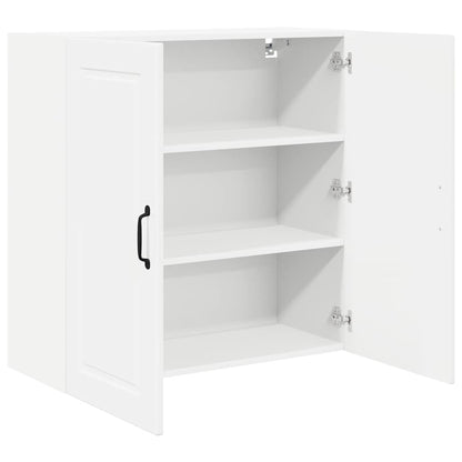 Keukenkast aan de muur met plank Hoogglans wit 80 x 31 x 80 cm