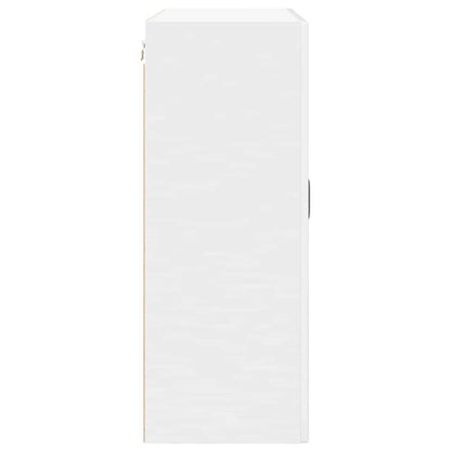 Keukenkast aan de muur met plank Hoogglans wit 80 x 31 x 80 cm