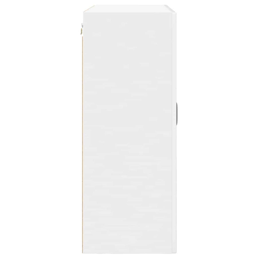 Keukenkast aan de muur met plank Hoogglans wit 80 x 31 x 80 cm