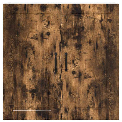 Keukenkast aan de muur met plank Gerookt eiken 80 x 31 x 80 cm