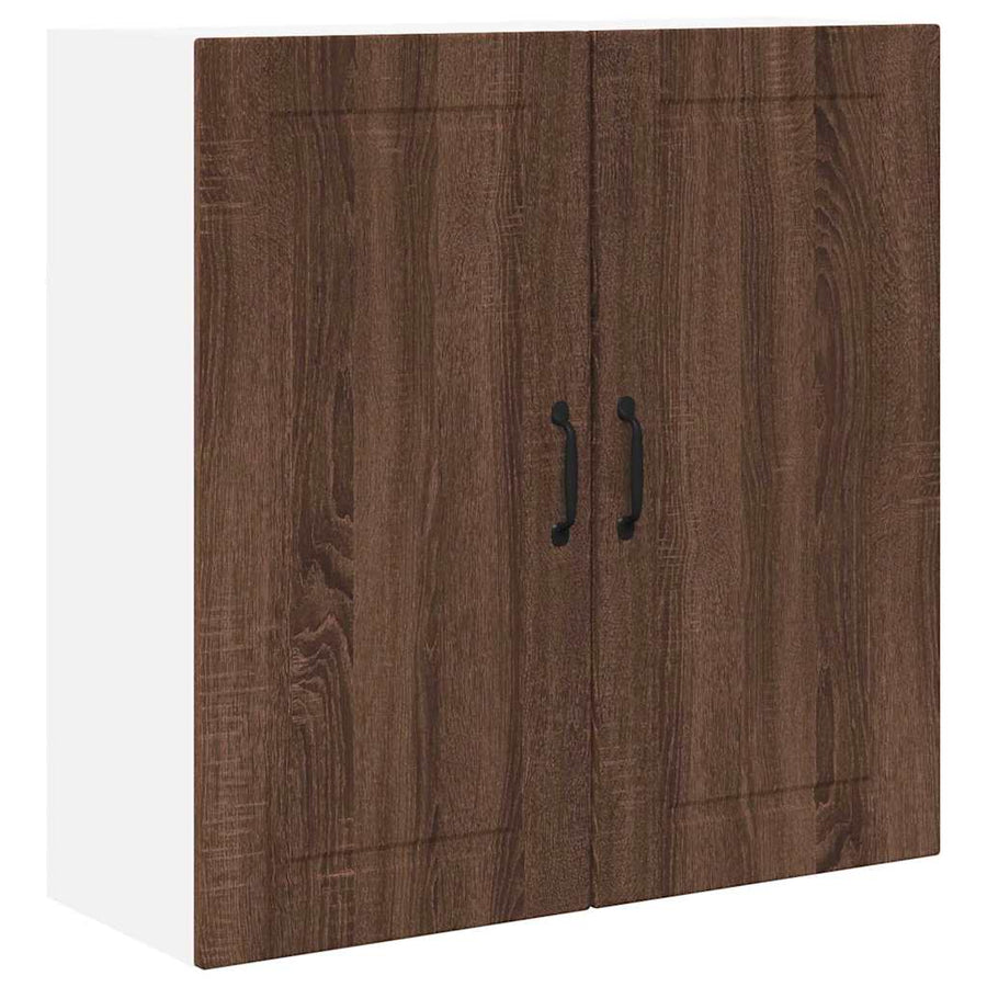 Keukenkast aan de muur Bruin Eiken 80 x 31 x 80 cm Bewerkt hout