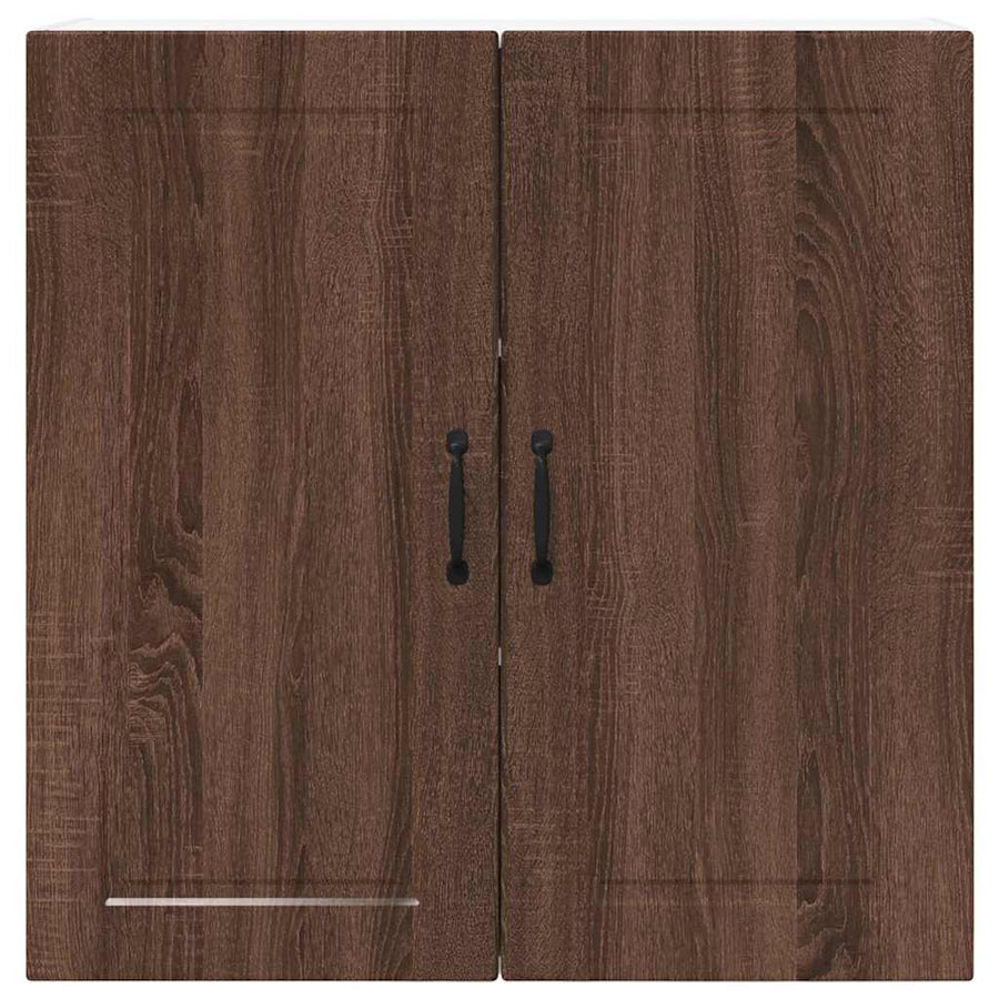 Keukenkast aan de muur Bruin Eiken 80 x 31 x 80 cm Bewerkt hout