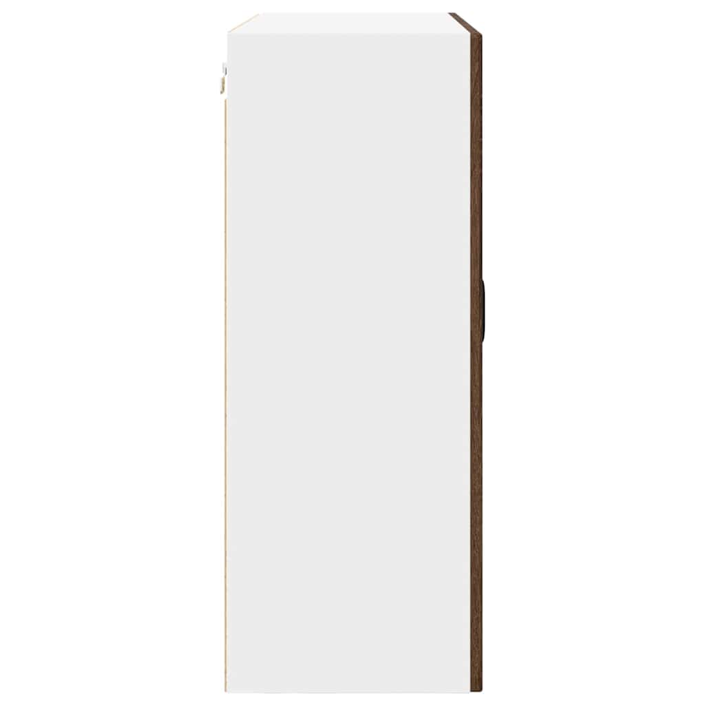 Keukenkast aan de muur Bruin Eiken 80 x 31 x 80 cm Bewerkt hout