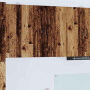 Keukenkast 80x31x80 cm oud hout bewerkt hout