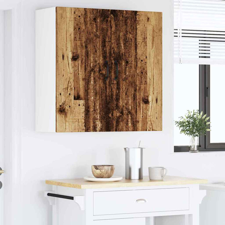 Keukenkast aan de muur Oud Hout 80 x 31 x 80 cm Bewerkt hout