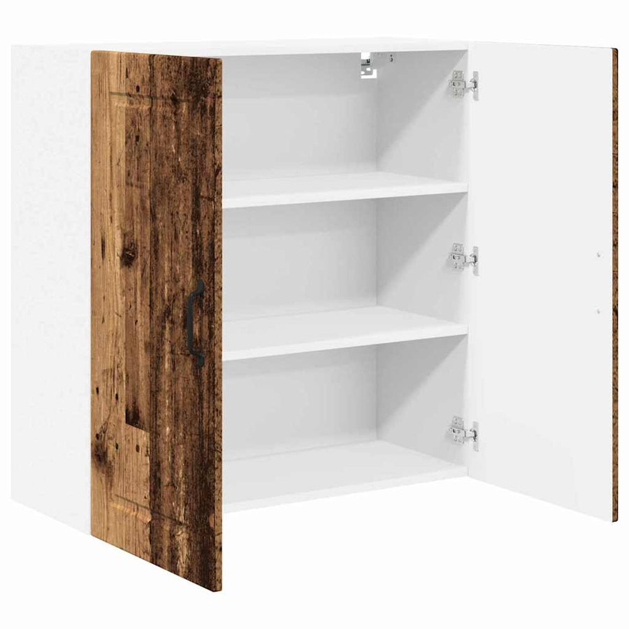 Keukenkast aan de muur Oud Hout 80 x 31 x 80 cm Bewerkt hout