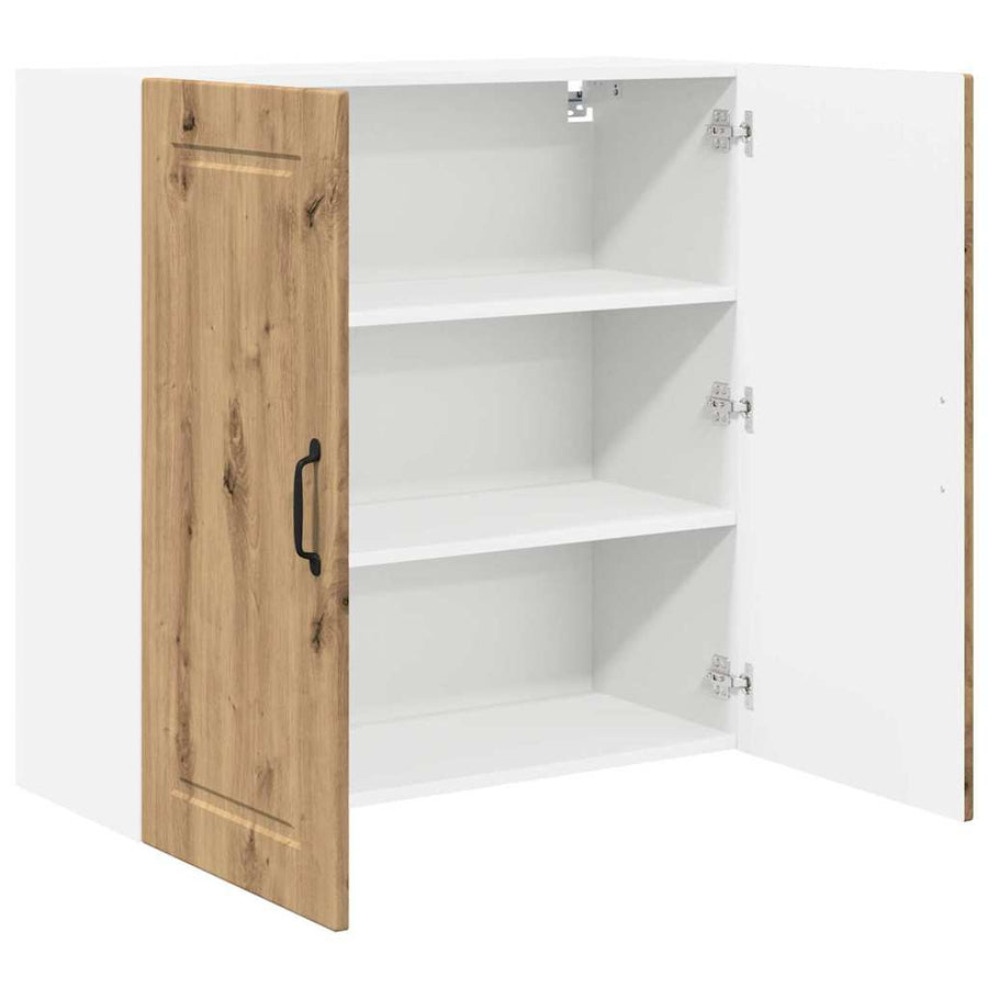 Keukenkast aan de muur met plank Artisan Eiken 80 x 31 x 80 cm